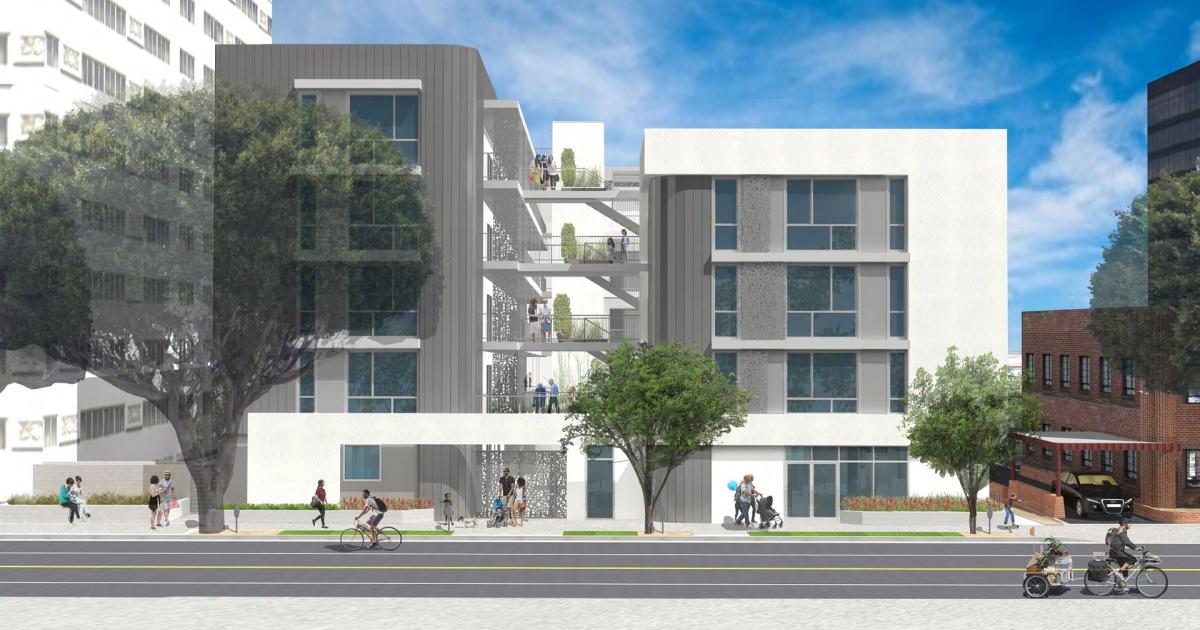 Updated look for affordable housing at 11271129 2nd Street in Santa